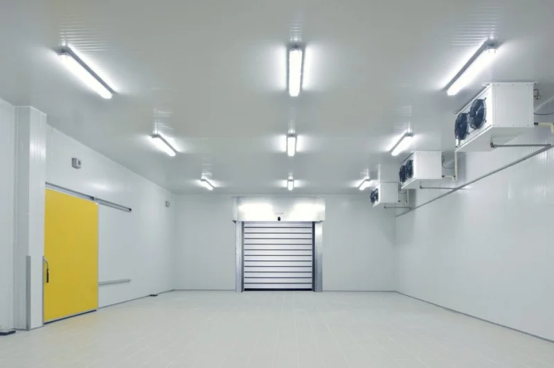 Portão para áreas congeladas